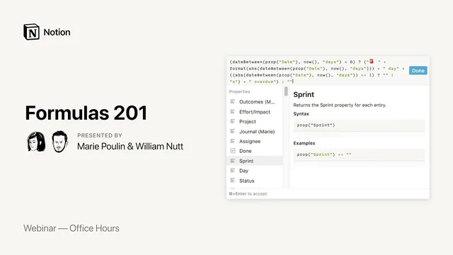Notion Office Hours: Formulas 201 🧮 thumbnail