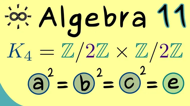 Algebra 11 | Klein Four-Group thumbnail