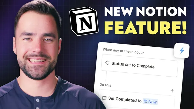 Notion's New Automations Feature is a Game-Changer thumbnail