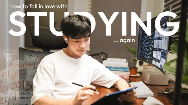 how I tricked my brain to FALL IN LOVE with studying, again. (make it ADDICTING) thumbnail