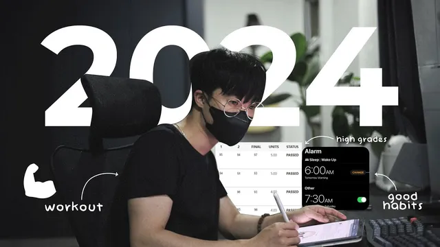 how to make 2024 the BEST year of your LIFE (for real lol) thumbnail