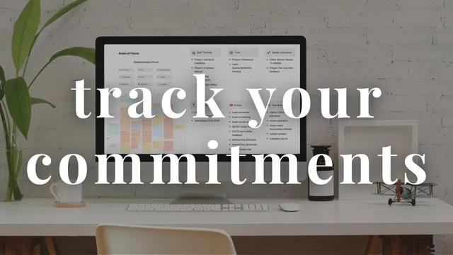 The Areas of Focus List - Quarterly Planning Advice thumbnail