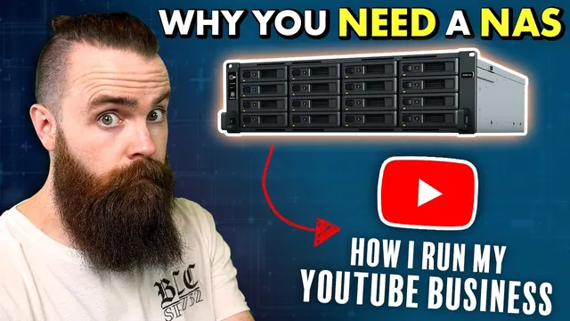 You need a NAS RIGHT NOW!! (How I run my Hybrid-Cloud YouTube business) thumbnail