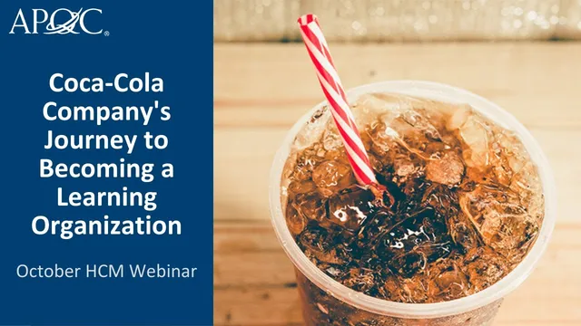Coca-Cola Company's Journey to Becoming a Learning Organization thumbnail
