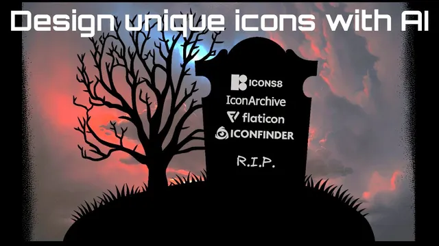 Design unique icons with AI thumbnail