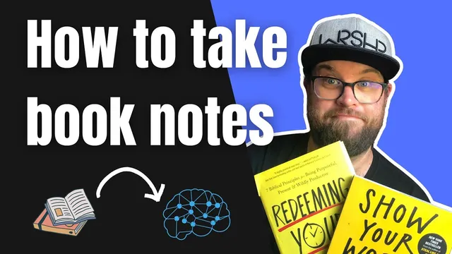 How to capture book notes from a physical book into your second brain (without using Readwise) thumbnail