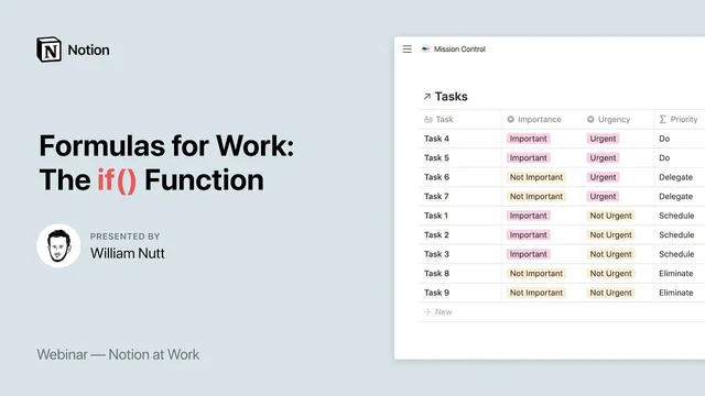 Notion at Work: The Versatile if() Function thumbnail