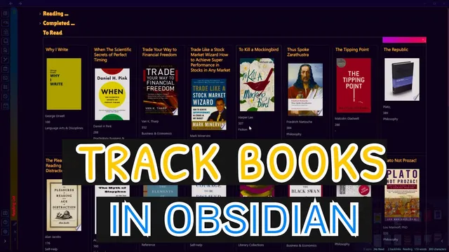 How to Create a Reading List to Track Books in Obsidian thumbnail