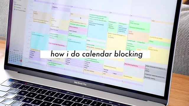 CALENDAR BLOCKING // Time Management for Students thumbnail