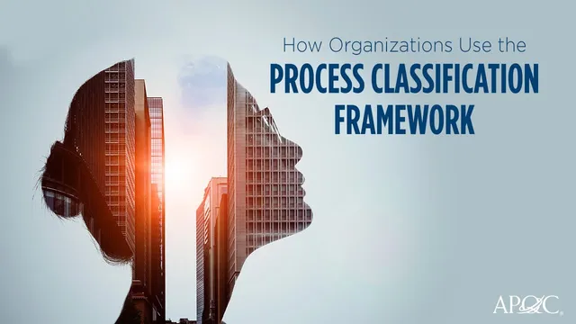 How Organizations Use the Process Classification Framework (PCF) thumbnail