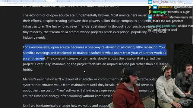 Open Source Is Where Dreams Go To Die thumbnail