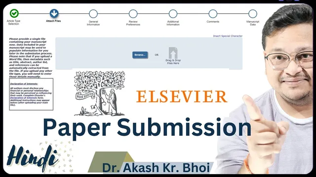Paper Submission to Elsevier Journal || Elsevier Journal Submission Guide for Authors || Hindi thumbnail