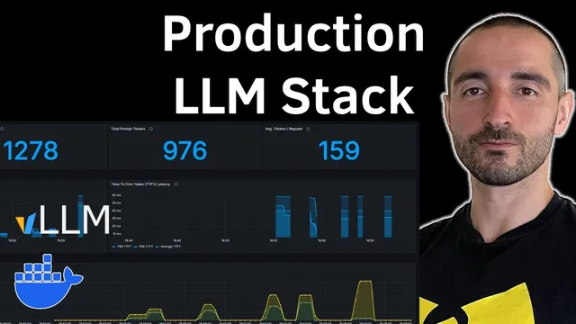How to Deploy LLMs | LLMOps Stack with vLLM, Docker, Grafana & MLflow thumbnail