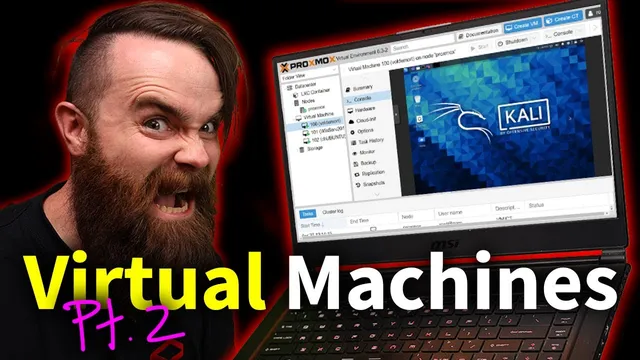 Virtual Machines Pt. 2 (Proxmox install w/ Kali Linux) thumbnail