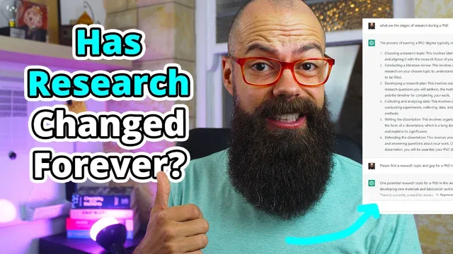 ChatGPT: A game changer for researchers? See it in action thumbnail