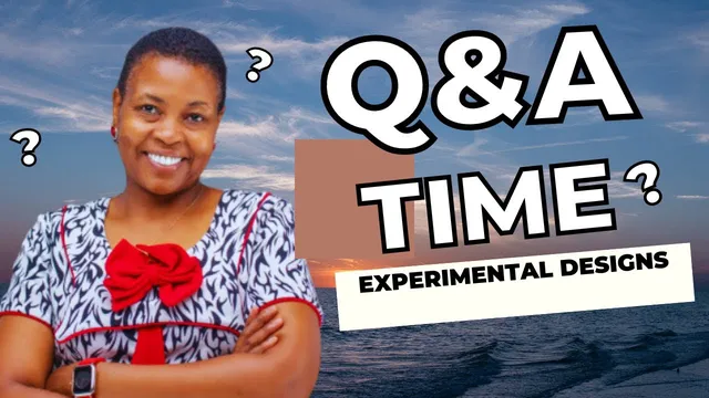 EXPERIMENTAL DESIGNS: TRUE AND QUASI DESIGNS thumbnail