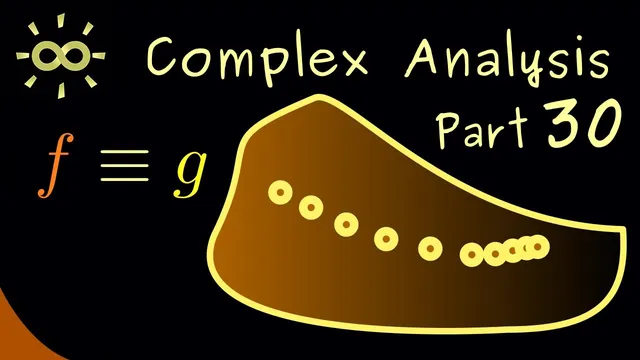 Complex Analysis 30 | Identity Theorem [dark version] thumbnail
