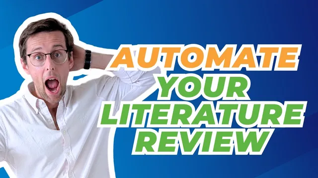Top 5 AI Tools To Automate Literature Review (Cut Your Research Time in Half) thumbnail