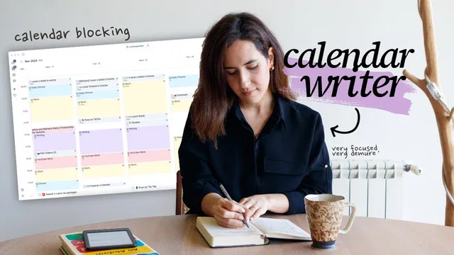 My Calendar as a Part-Time Writer thumbnail