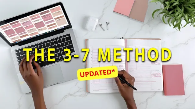 My 3-7 Time Blocking Method to GET EVERYTHING DONE (UPDATED*) thumbnail