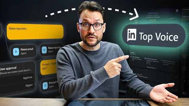 This AI agent makes you a Top Voice on social media (AgentKit + FeedHive MCP) thumbnail