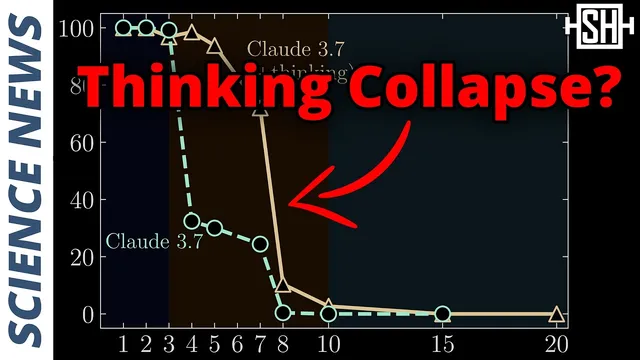 Bombshell Paper Shows AI Has Thinking Collapse. Or Does It? thumbnail