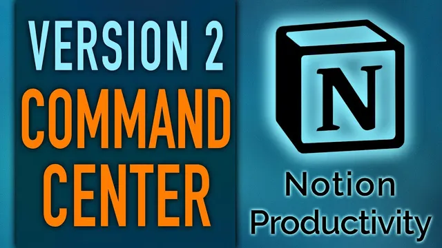 New Command Center V2 for Notion Life Operating System thumbnail