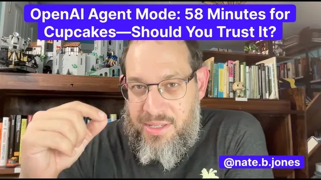 OpenAI Agent Mode: 58 Minutes for Cupcakes—Should You Trust It? thumbnail