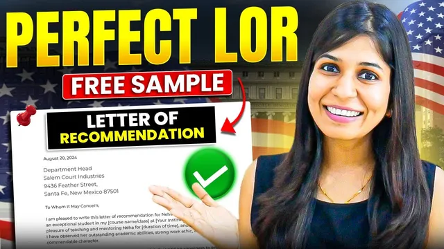 How to write the PERFECT Letter of Recommendation (with FREE SAMPLE) 🤯🔥 for Studying Abroad thumbnail