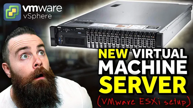 i bought a new SERVER!! (VMware ESXi Setup and Install) thumbnail