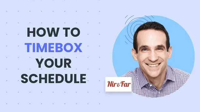 How to Make Time for Traction (Timebox Your Schedule) with Nir Eyal, author of Indistractable thumbnail