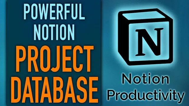 Notion Project Database + Project Workspace Template Design for Powerful Project Management thumbnail