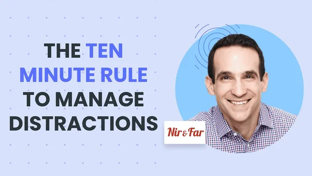 Surfing the Urge: How to Manage Distractions with the 10-Minute Rule | Nir Eyal, Indistractable thumbnail