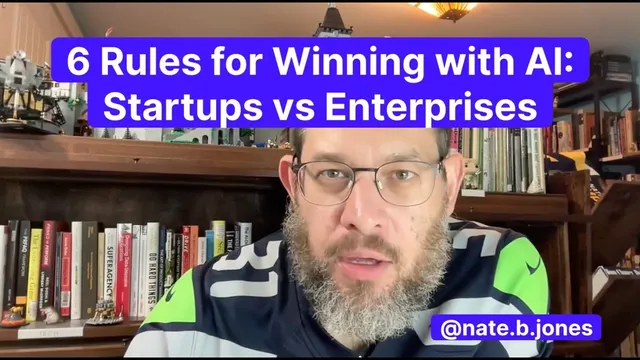 6 Rules for Winning with AI: Startups vs Enterprises thumbnail