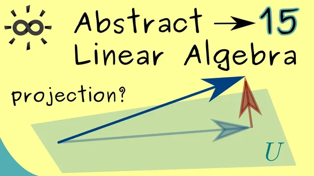 Abstract Linear Algebra 15 | Orthogonal Projection Onto Subspace thumbnail