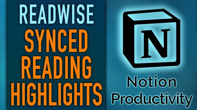Auto-Synced Reading Highlights in Notion via Readwise (Kindle, Pocket, Instapaper) thumbnail
