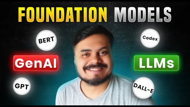 What are Foundation Models? | Generative AI | In-depth Explanation in Hindi | CampusX thumbnail