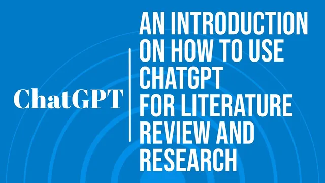 How to use #ChatGPT for #Literature Review and #Research? With a Word of Caution! thumbnail