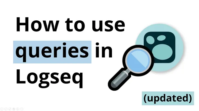 How to use queries in Logseq thumbnail