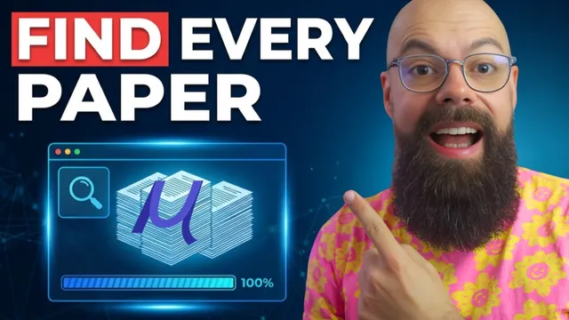 This AI Tool Finds Research Papers 100x Faster (Literature Reviews are EASY now) thumbnail