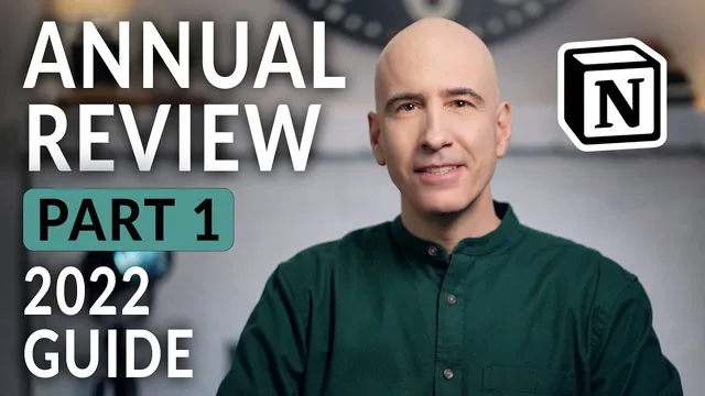ANNUAL REVIEW Ultimate Guide - with Notion (or without) - Part 1 of 2 thumbnail