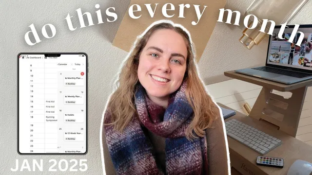How I Plan My Month in Notion | Goal Planning thumbnail