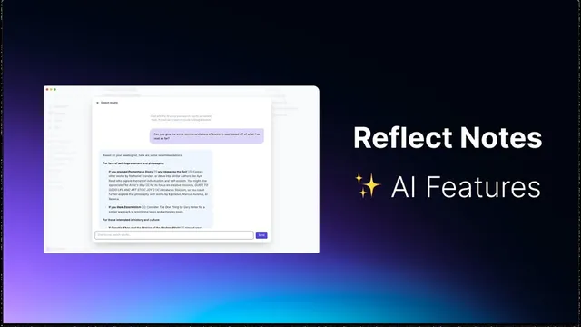 Using Reflect's AI features thumbnail