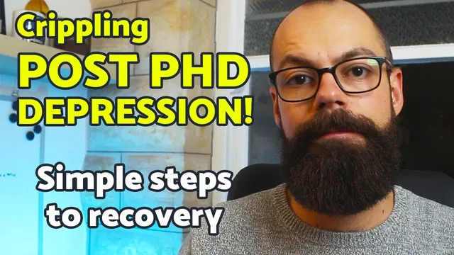 Post PhD Depression | Simple steps to recovery thumbnail