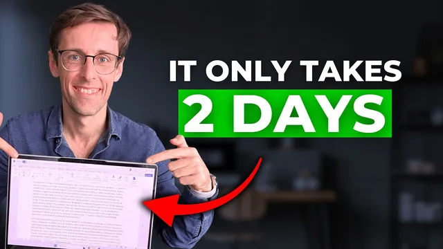 Give me 10 minutes, and I’ll show you how to write your research paper in 48 hours thumbnail