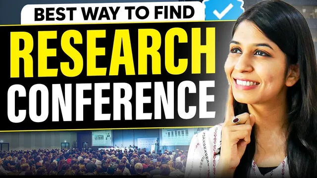 Find GOOD research conferences! 🔥 (and NOT THE FAKE ones!) 🤯 thumbnail
