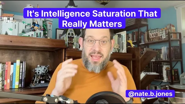 It's Intelligence Saturation That Really Matters thumbnail