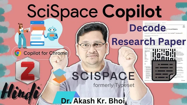 SciSpace Copilot (Typeset): AI that explains papers || Best Ai Assistant for Research || Hindi 2023 thumbnail