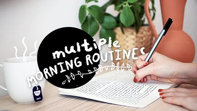 how to create an *EASY* morning routine thumbnail