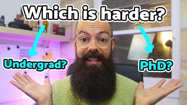 Is a PhD harder than a Masters or Bachelors? Not what you think! thumbnail